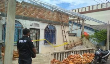 Pekerja Bangunan Tewas Saat Pasang Gipsum, Rabu,(19/6/2019).