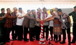 Peresmian Proyek Bendungan Sei Gong Batam oleh Plt.Gubernur kepri Isidanto dan Dirjen SDA PUPR pusat besama Kepala SKPD Lainya di Batam