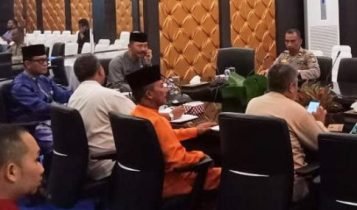 Sekda bersama OPD terkait menggelar rapat persiapan lomba gerak jalan tri juang
