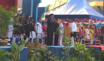 HUT RI di Kabupaten Bintan diperingati pemerintah dan Polres di lapangan Relief Antam Kijang