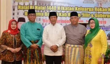 Halal Bihalal Plt.Gubernur Kepri Isdianto dengan warga Rohil di Batam