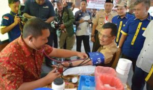 Hari Pramula ke 58 tahun 2019 Sekda kepri TS.Arif Fadillah buka dan ikut bhakti sosial donor darah