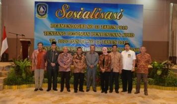 Sosialisasi Permendagri 33 tentang pembahssan APBD di Provinsi Kepri