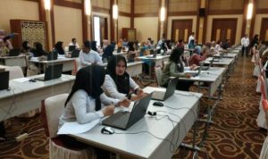 Simulasi Test CAT Penerimaan CPNS Provinsi Kepri di Aula Wan Seri Beni Dompak