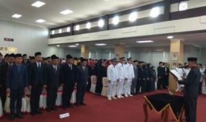 Wali kota Tanjungpinang H.Syahrul Melantik 206 Pejabat Pratama Administrator dam Pengasa Pemko Tanjungpinang