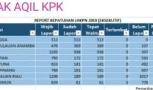 Form SIM Web Pelaporan LHKPN Pejabat Lingga.