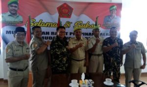 Ketua PPM Lingga Darwis saat menggelar silahturahmi di Markas Daerah Mada PPM Kepri di Batam