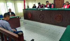 Mantan Resedivis Narkoba terdakwa Yulizar Kusuma jaya dituntut 16 tahun penjara di PN Tanjungpinang.