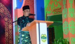 Wakil Bupati Lingga M.Nizar dalam pembukaan MTQ ke VIII tingkat Kabupaten Lingga tahun 2020