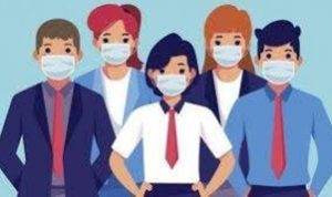 Penerapan wajib megnakan masker pada warga saat New Normal