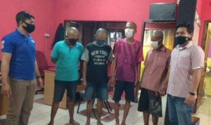 Empat pelaku Pencurian dan penadah motor Curian diamanakan Polres Tanjungpinang