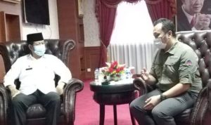 Pertemuan Rektor Umrah Agung Darma Syakti dan PLT.Gubernur Kepri Isdianto