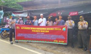 Beri Keamana Kamtibmas Polres Binta Gelar Oprasi Bina Kusuma di Bintan Utara