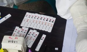 Hasil Uji Rapid Tes anggota PPDP Bintan Utara.
