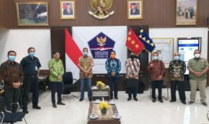 Stakeholder Bintan saat berada di kantor Gugus Tugas COVID 19 Pusat.