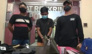 Almarhum Tersangka YD saat diamanakan Polres Tanjungpinang