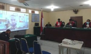 Terdakwa Kasus TPPU Aman Alias Asun dipinis 6 Tahun penjara dalam sidang Putusan yang dilaksanakan secara online di PN Tanjungpinang
