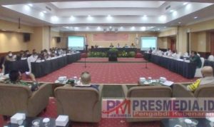 Pelaksanaan rapat pleno terbuka rekapitulasi DPS tingkat Provinsi Kepri di Hotel Aston Tanjungpinang.