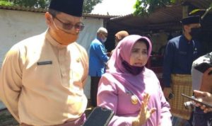 Plt.Wali kota Tanjungpinang Hj.Rahma saat memberi keterangan pada Media.