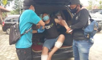 Tertangkap,Pelaku Jambret IRT di Jalan Cempedak Tanjungpinang Didoor Polisi.