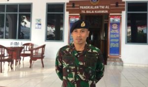 Komandan Lanal Tanjung Balai Karimun Letkol P Maswedi