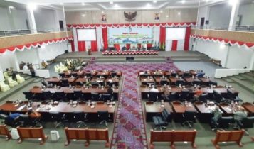 Sidang Paripurna DPRD Kepri pengesahan Perobahan APBD 2020 di DPRD Kepri.