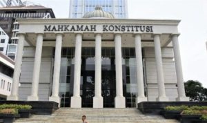 Gedung Mahkama Konstitusi MK sebagai Pengadilan yang memeriksa Sengketa Pilkada Gubernut Kepri yang diajukan Insasi