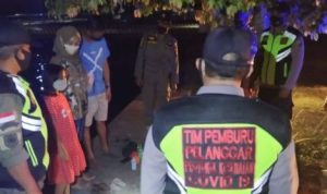 Operasi Yustisi Polsek Senayang Lingga Gelar Patroli Prokes.