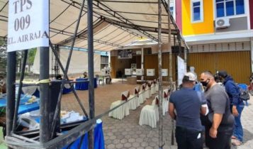 Suasana pemungutan suara pada salah satu TPS di Tanjungpinang pada Pilgub 9 Desember 2020 silam.