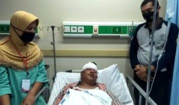 Triansyah Korban lakalantas jatuh sendiri saat mendapat perawatan di RSUP Raja Ahmad Thabib Tanjungpinang
