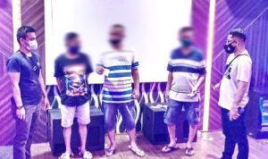 Tiga dari 6 Pengguna Narkoba yang diamankan Polsek Bintan Timur