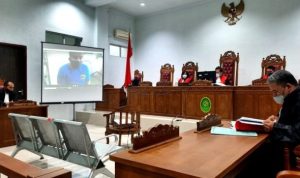 Sidang Putusan Terdakwa Helmi Vinatra bin Syafrinal digelar secara daring di PN Tanjungpinang