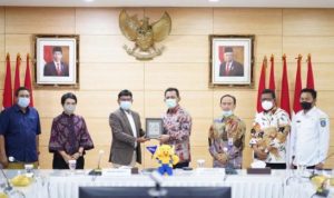 Audensi dan pertemuan Gubernur Kepri dengan Menkominfo Jhony Plate berserta Jajaran di Jakarta