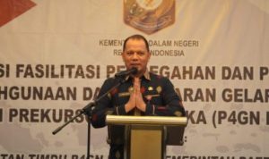 Direktur Jenderal Ketahanan Ekonomi Sosial dan Budaya Ditjen Polpum Kemendagri La Ode Ahmad.