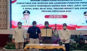Gubernur Kepri Ansar Ahmad saat Rakor bersama Kemenko Kemaritiman