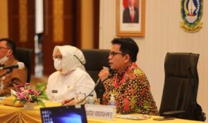 Ketua Satgas Korsupgah Wilayah I Maruli Tua Manurung dalam pemaparannya yang melirik 7 indikator Koruptif di Kepri
