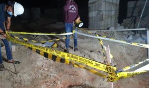Tempat Lokasi kejadian laka kerja korban Martinus di kawasan Hotel indigo Lagoi