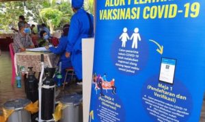 Vaksinasi COVID 19 kepada kelompok Lansia di Tanjungpinang
