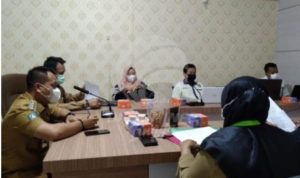 Bupati Lingga Muhammad Nizar saat membuka acara Lomba TTG Tingkat SMA SMK se Kabupaten Lingga