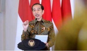 Presiden Joko Widodo saat membuka Rakor Nasional Pengawasan Intern Pemerintah Tahun 2021 di Istana Kepresidenan Bogor