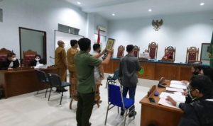 Sidang lanjutan Korupsi BPHTB Tanjungpinang dengan menghadirkan sejumlah saksi di PN Tanjungpinang.