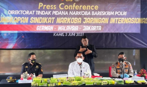 Bea Cukai Polri Gagalkan Pemyelundupan Sabu