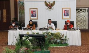 Gubernur Ansar saat membuka Musrenbang RPJMD Tahun 2021 di Aula Wan Seri Beni Dompak Tanjungpinang