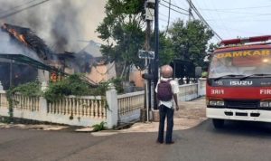 Kompor di dapur Meldeak Rumah Di Sei Jang Tanjungpiang Terbakar