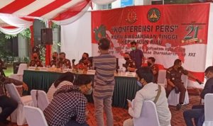 Konfrensi Pers Kejaksaaan tinggi Kepri Atas Penanganan Perkara Pidum selama Januari Juni 2021