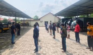 Para TKI ilegal yang berhasil digagalkan keberangkatannya oleh aparat Polres Bintan.