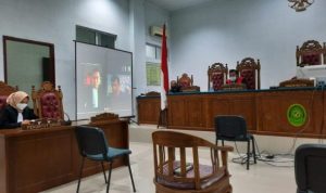 Sidang lanjutan agenda tuntutan atas terdakwa kasus narkoba Edi Apeng di PN Tanjungpinang