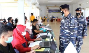 Lanal Dabo Singkep melaksanakan serbuan vaksinasi bagi di wilayah kerja Lanal Dabo Singkep. Vaksinasi berlangsung di Gedung.Nasional Jalan Garuda Dabo Singkep