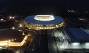 Salah satu Venue Stadion di Papua yang akan menjadi lokasi tempat Pelaksanaan PON ke XX pada 2 15 Oktober 2021 mendatang di Papua