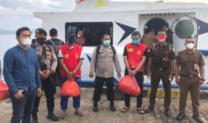 Cabjari Tarempa Ekseskusi Dua Tahanan Ke Rutan Tanjungpinang